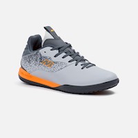 Zapatillas New Athletic Football Slabs53 Gris Con Naranja Juvenil